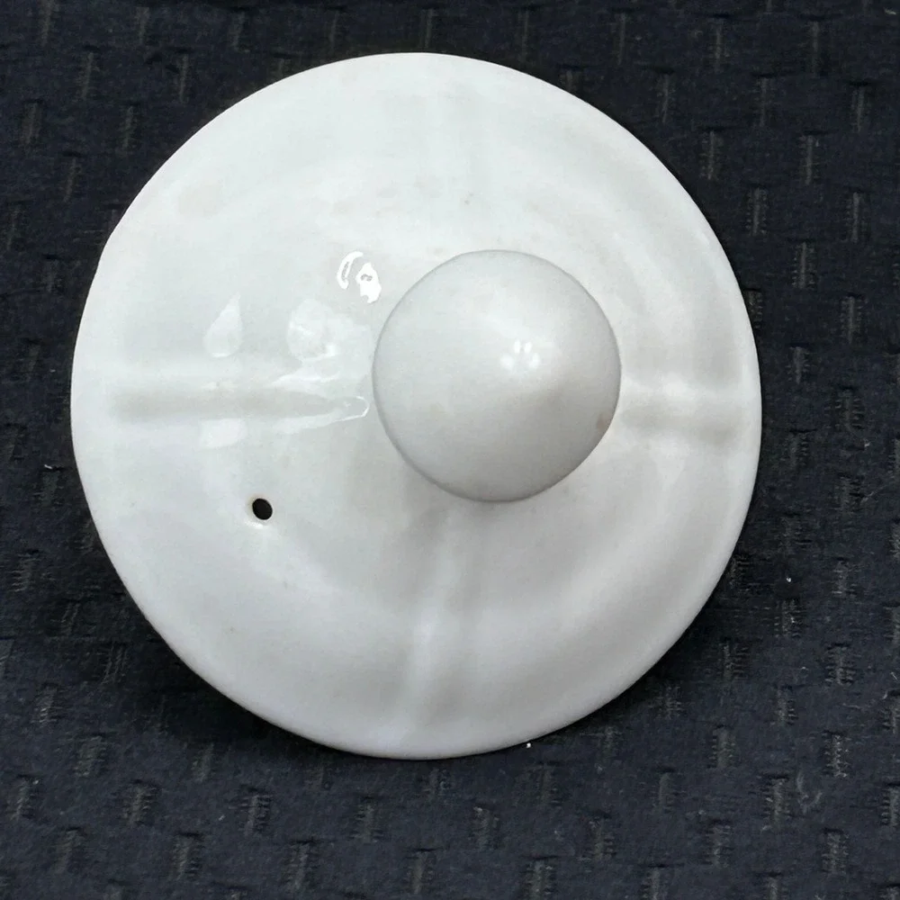 Vintage Japan White Porcelain Floral Teapot Gold Trim‎ Ribbed Tea Pot with Lid